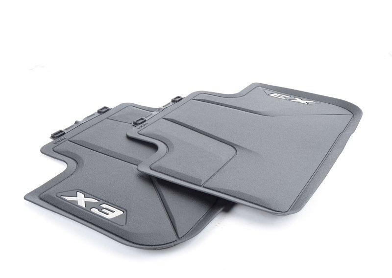 G01 ковры задние резиновые черные