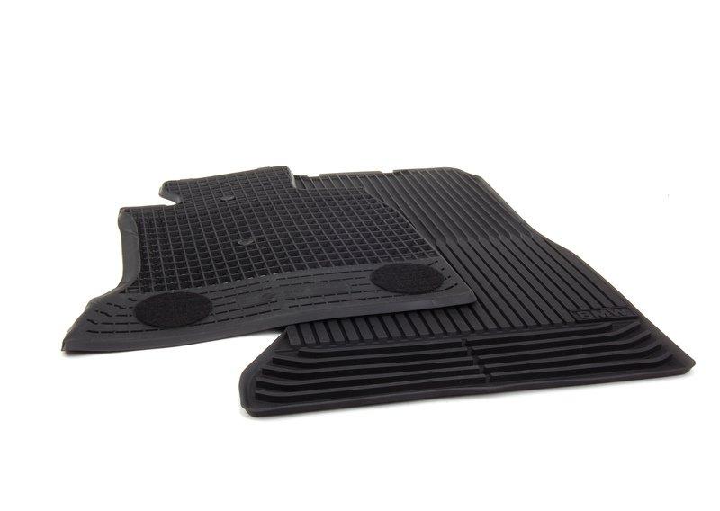 F10 передние ковры резина черные