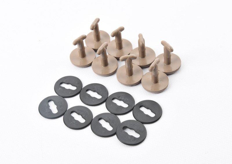 Комплект ножных ковриков Velours