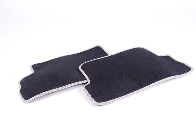 К-т ковриков, велюр, серая окантовка