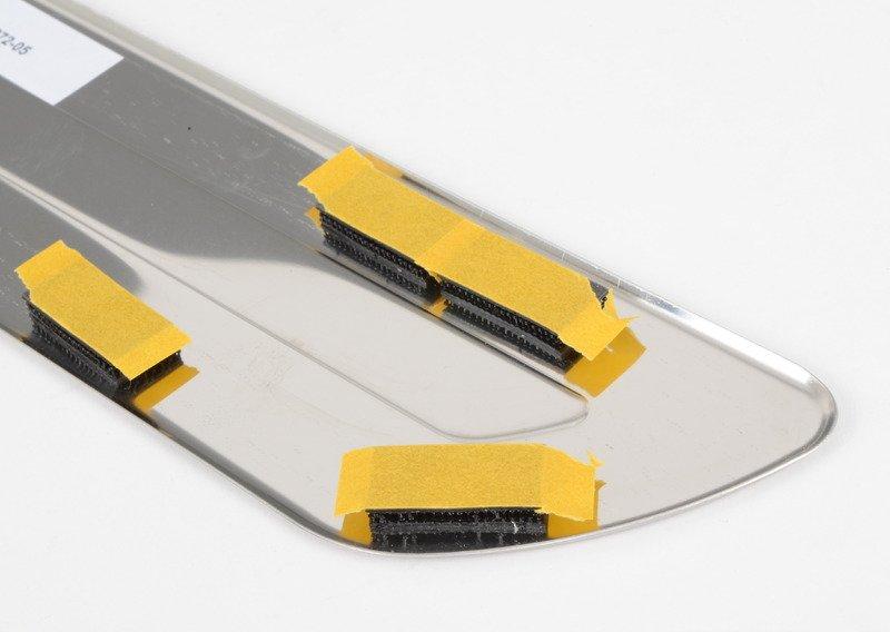 Накладка порога нержав.сталь П Пд