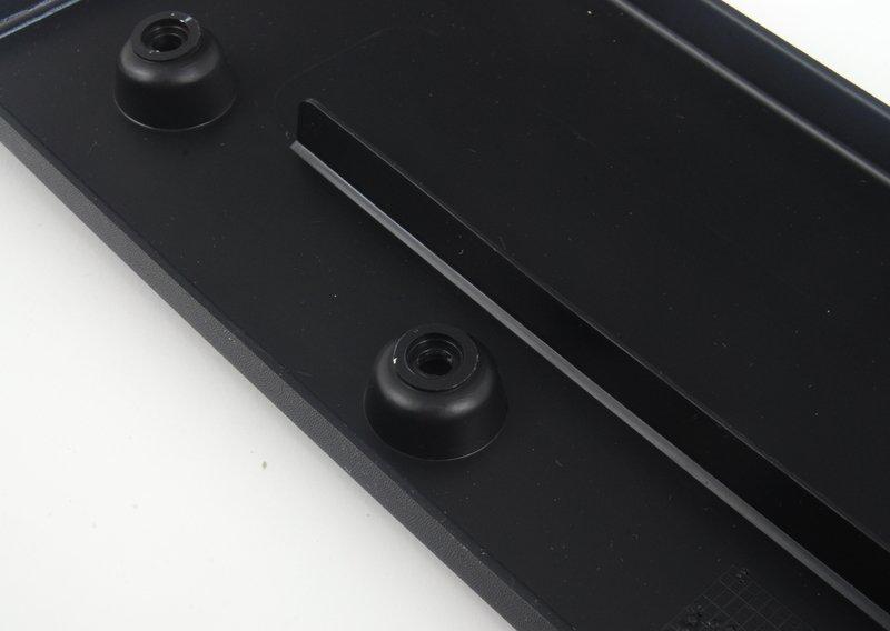 Щиток для крепления номер. знака черный