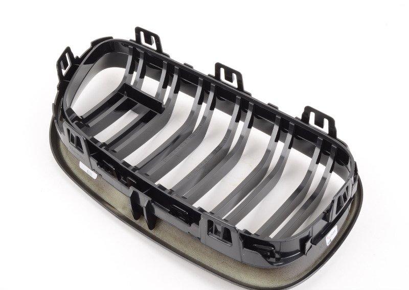 Декор.вент.решетка черн.блест.лев.перед.