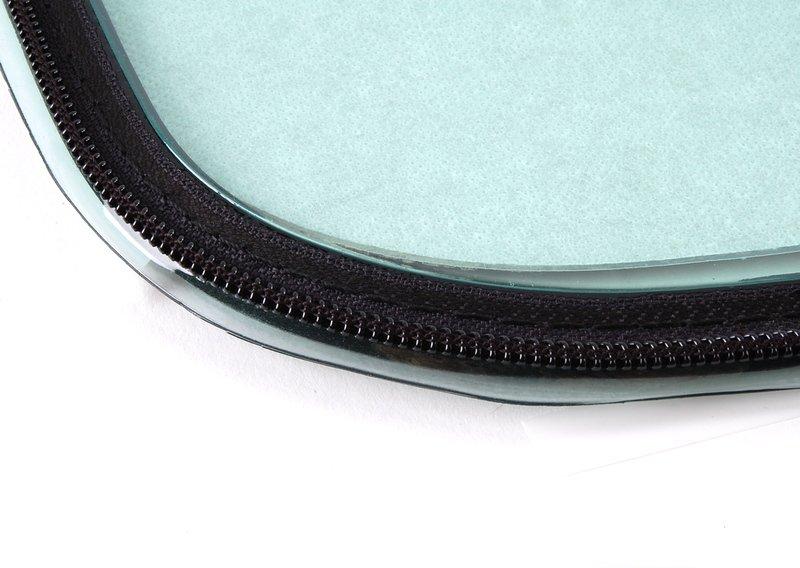 Заднее стекло с застежкой "молния"