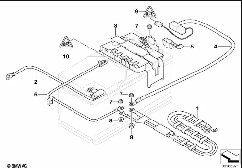 E81 плюсовой провод батареи