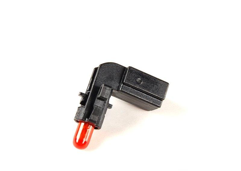 Патрон с изломом с лампой