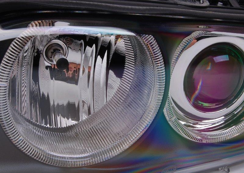 Фара Л, указатель поворота белый