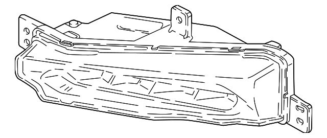 G01 LED ПТФ левая темная