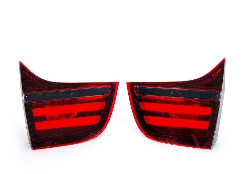 Блоки задних фонарей Black Line BMW X6