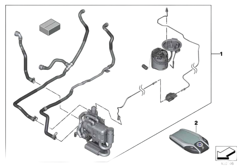 Комплект дооснащ.автон.сист.отопления
