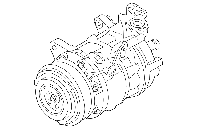 G30 / G11 / G15 / Компрессор кондиционера с э/магн.муфтой (3.0-4.0)