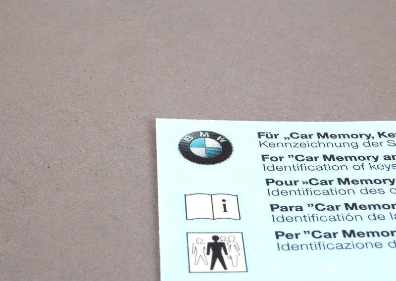 шильдик "Key Memory"