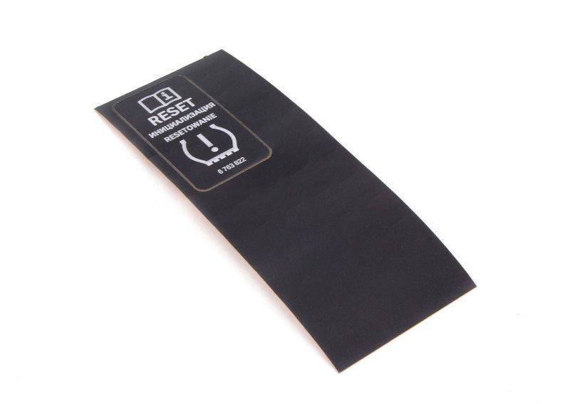 Шильдик Reset