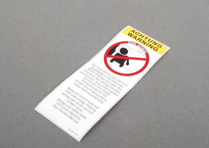 Шильдик "Seitenairbag"