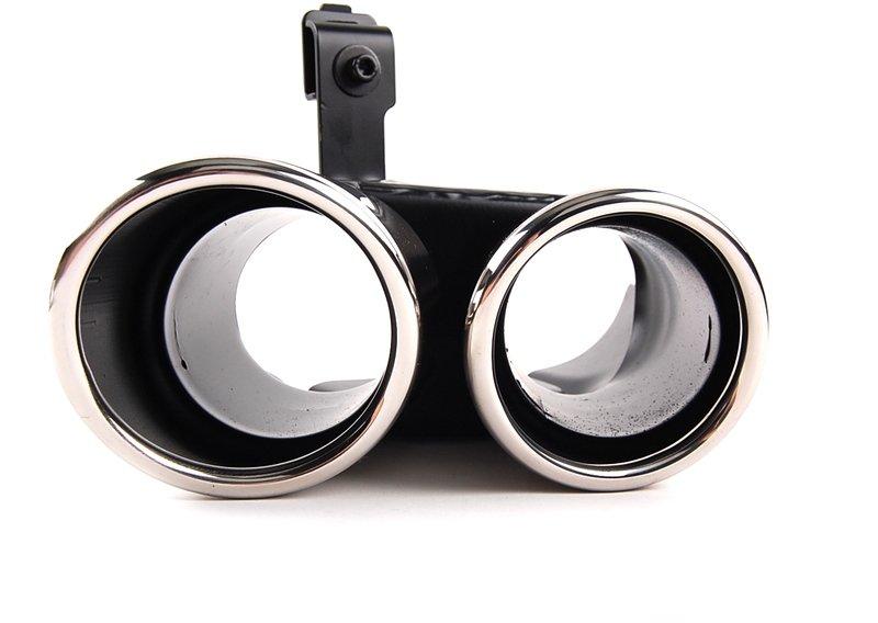 Насадка на выпуск.трубу, хром