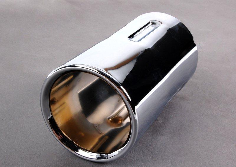 Насадка на выпуск.трубу, хром