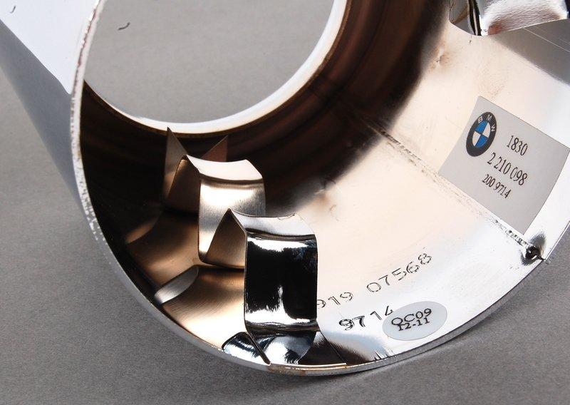 Насадка на выпуск.трубу, хром