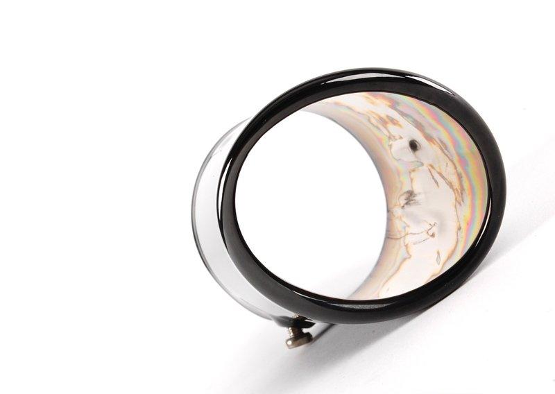 Насадка на выхлопную трубу, черная