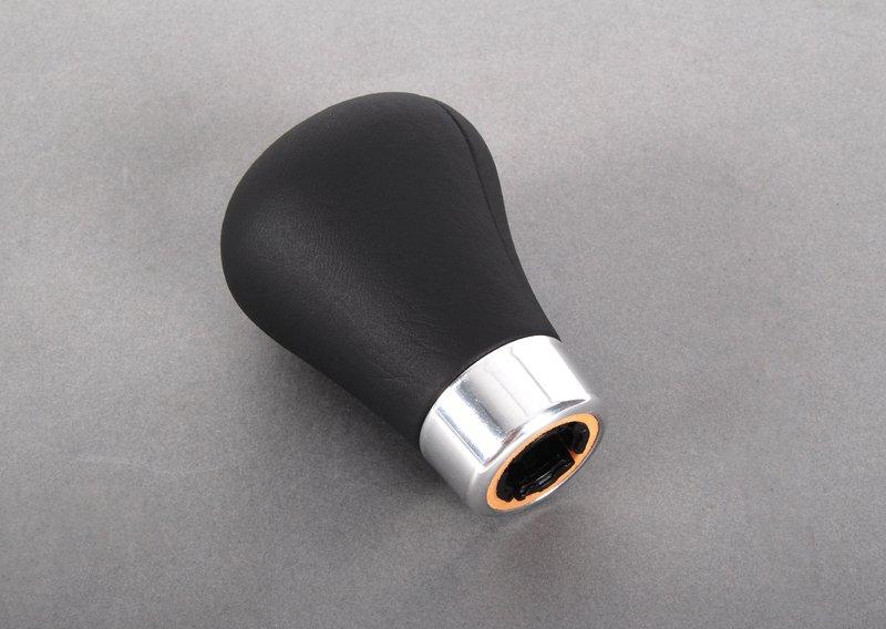 Головка рычага ПП кожа/алюм